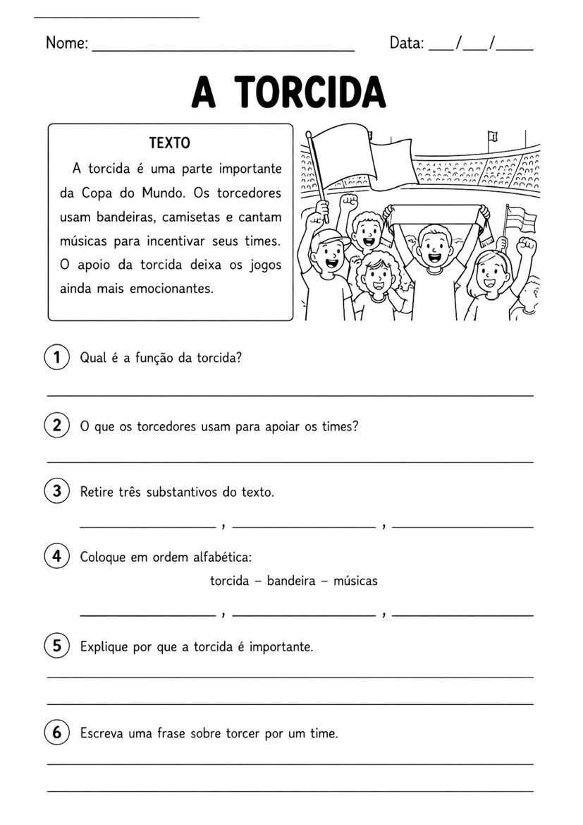 Atividades copa do mundo 3º ano educação infantil página 6